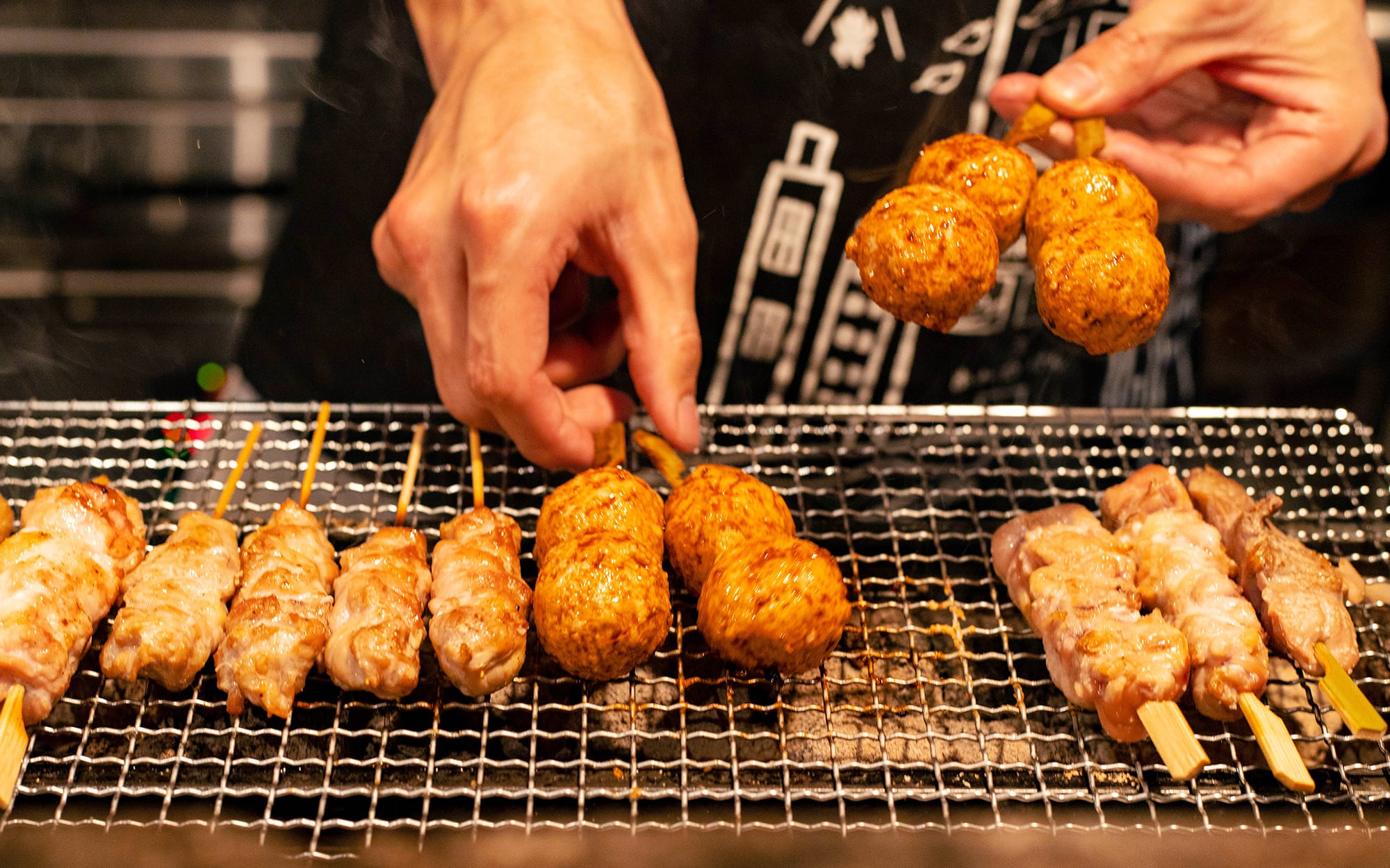 あみけん 丹後地鶏の炭火焼き鳥